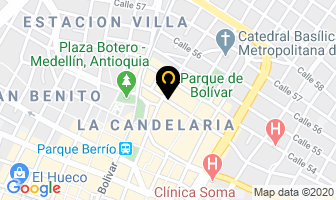 Mapa de Restaurante Sazón Y Sabor en Medellín