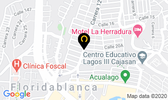 Mapa de Restaurante Semos Sazon en Floridablanca