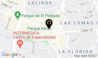 Mapa de Restaurante Tapas La 10 en Medellín