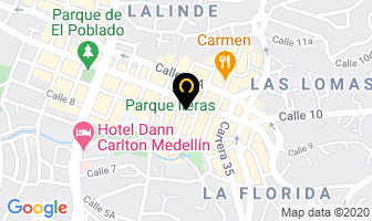 Mapa de Restaurante Thaico en Medellín