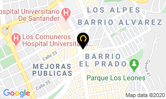 Mapa de Restaurante Tony en Bucaramanga