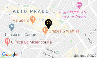 Mapa de Restaurante Varadero en Barranquilla