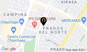 Mapa de Restaurante Vida Y Salud en Cali