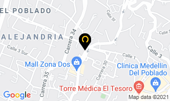 Mapa de Restaurante Voga en Medellín