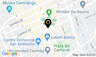 Mapa de Restaurante Y Cafetería Danna Sofía en Pasto