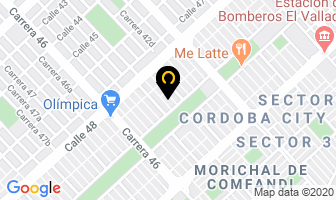 Mapa de Restaurante Y Heladeria Advisory en Cali