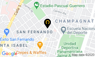 Mapa de Restaurante Y Parrillas Gio en Cali