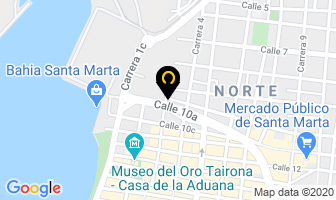 Mapa de Restaurante Y Pizzas Che-Luis en Santa Marta
