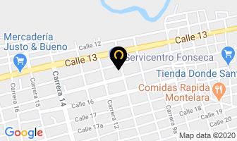 Mapa de Restaurante “ Yuri ” en Fonseca