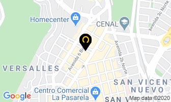 Mapa de Restaurante Zarzamora en Cali