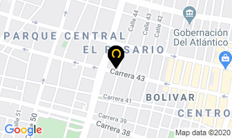 Mapa de Restaurante Zentric en Barranquilla