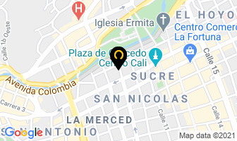 Mapa de Restaurantes Los Cebollines en Cali