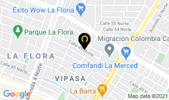 Mapa de Restrepo De Margarita en Cali