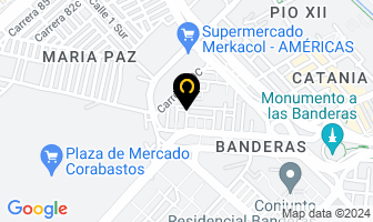 Mapa de Retenpartesbogotasas en Bogotá D.C