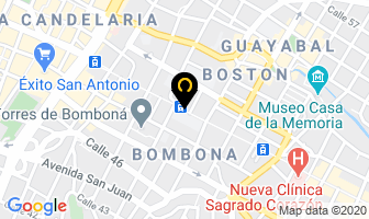 Mapa de Retro Rock en Medellín