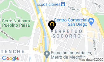 Mapa de Retrocat en Medellín