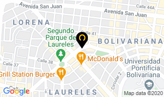Mapa de Retropartes Ltda. en Medellín