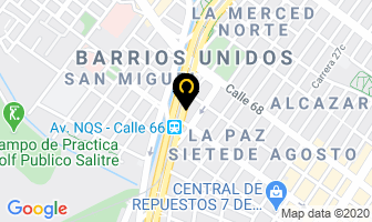 Mapa de Rg Forjados en Bogotá D.C
