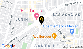 Mapa de R.h. S.a.s. en Cali