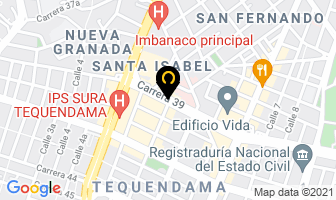 Mapa de Riascos Villegas Alfonso en Cali