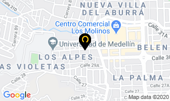 Mapa de Rica Miel en Medellín