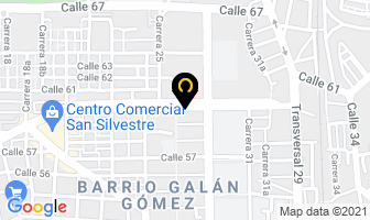 Mapa de Richard´s Pizza en Barrancabermeja