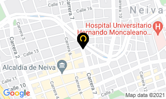 Mapa de Rickky Pollo en Neiva