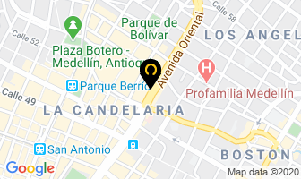 Mapa de Ricotta Pizza en Medellín