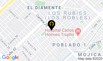 Mapa de Ricuras Del Poblado en Cali