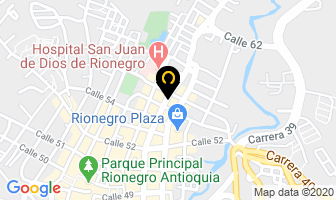 Mapa de Riky Pollo en Rionegro