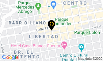 Mapa de Rincar Cueros en Cúcuta
