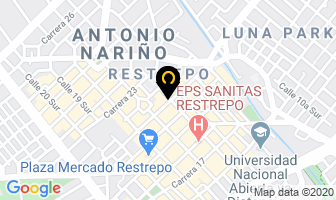 Mapa de Rincón Del Restrepo en Bogotá D.C