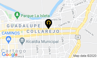 Mapa de Rincòn Familiar en Cartago