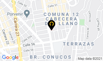 Mapa de Rincon Ramirez Adriana en Bucaramanga