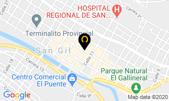 Mapa de Rincon Seguros en San Gil