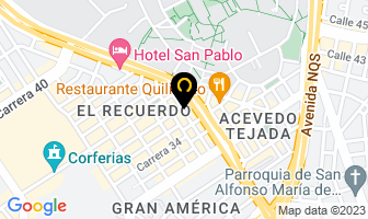 Mapa de Rines La Nacional en Bogotá D.C