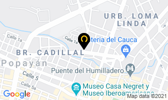 Mapa de Rines Y Llantas Del Cauca en Popayán