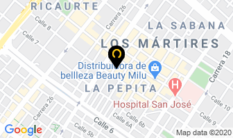 Mapa de Rines Y Llantas Duran en Bogotá D.C