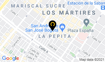Mapa de Rines Y Llantas J.e. en Bogotá D.C