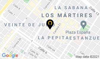 Mapa de Rines Y Llantas La 22 en Bogotá D.C
