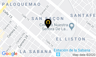 Mapa de Rinopack Ltda en Bogotá D.C