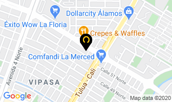 Mapa de Rio Vino Parrilla Bar Ltda. en Cali