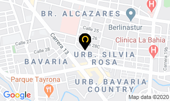 Mapa de Rios B. Francisco A. en Santa Marta