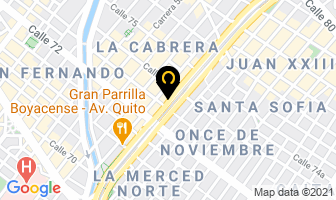 Mapa de Ríos Mireya en Bogotá D.C