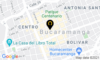 Mapa de Riss en Bucaramanga