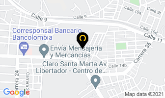 Mapa de Rivas Castellar César en Santa Marta