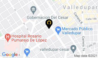 Mapa de Rivera Castillo Lubis María en Valledupar