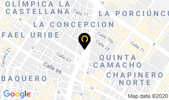 Mapa de Rivera Internacional De Repuestos E.u en Bogotá D.C