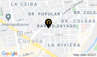 Mapa de Rivera Moreno Alvaro Enrique en Cúcuta