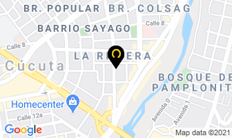 Mapa de Rivera Peluquería en Cúcuta
